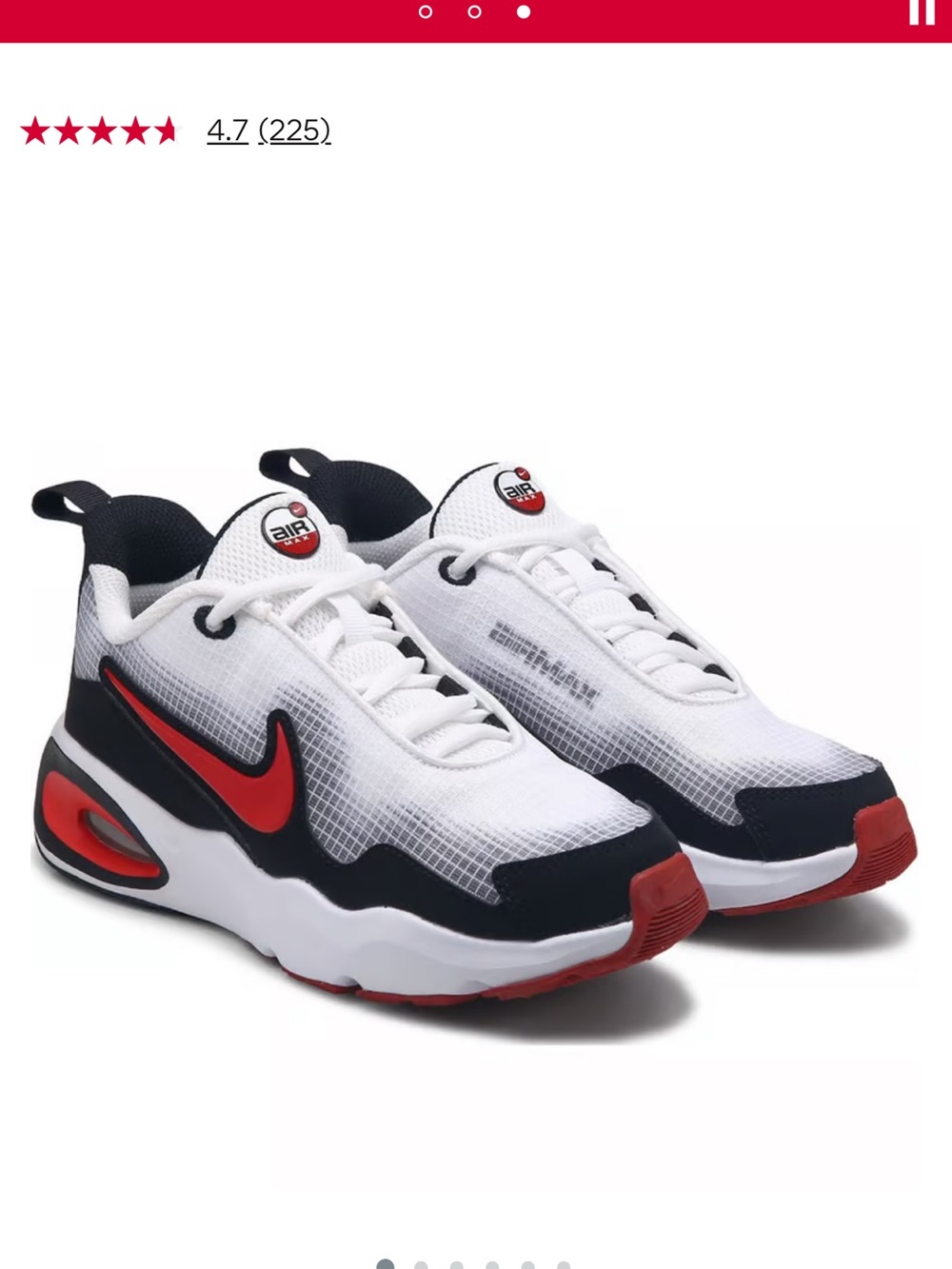 Kids' Air Max Nova Sneaker Big Kid size 6y (38.5)
